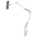 【代引不可】タブレット スマホスタンド アーム 長さ86cm フレキシブルアーム 2wayホルダー 4.6~12.9インチ ホワイト エレコム TB-DSZARMBEDWH