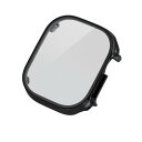 【代引不可】Apple Watch Ultra 49mm 10H 全面保護指紋防止 マット ブラック エレコム AW-22CFCGBK(2)