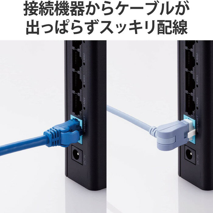 【代引不可】LANケーブル Cat6A準拠 2m 高速 10Gbps ストレート ブルー エレコム LD-GPATSV/BU20