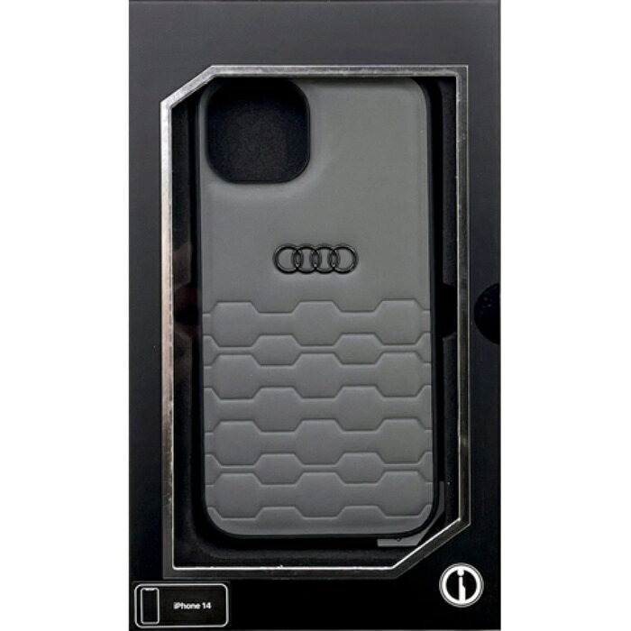 Rakuten - アウディ iPhone14用 衝撃吸収 背面ケース グレー エアージェイ AU-TPUPCIP14-GT/D2-GY