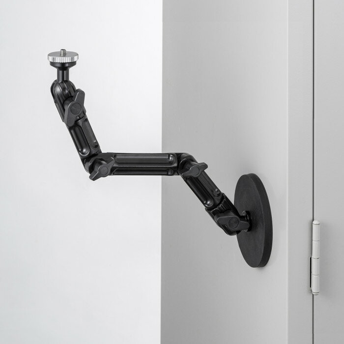 【代引不可】マグネット取付け式カメラマウント（長アーム） 強力マグネット 支柱 壁面 4関節タイプ サンワサプライ VEH-CMMG2