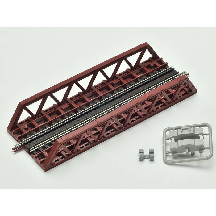 Nゲージ ポニートラス鉄橋 F 赤 鉄道模型 ジオラマ ストラクチャー レール 線路 トミーテック 3250