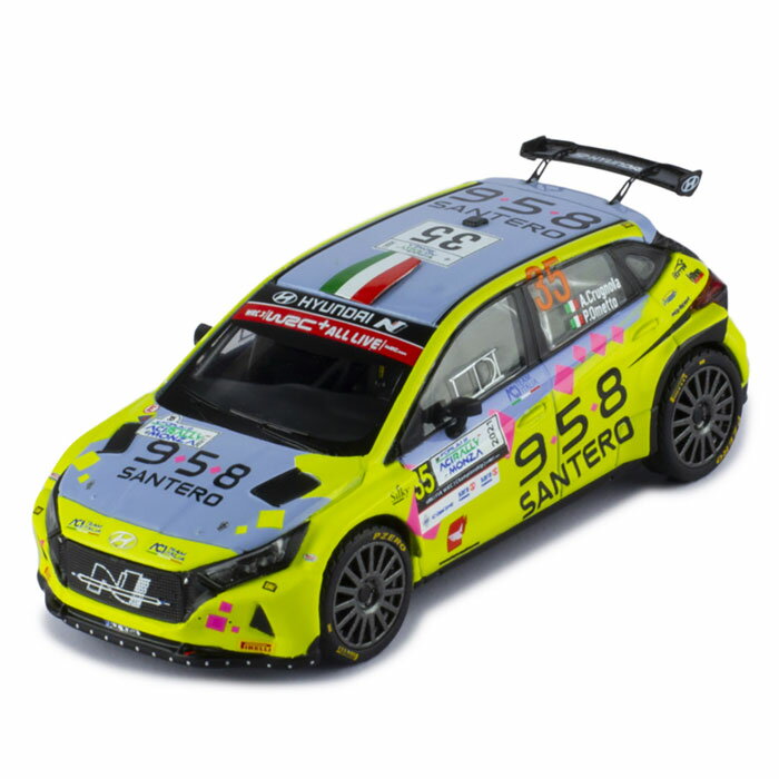 IXO イクソ 1/43 ヒュンダイ i20 N Rally2 2021年モンツァラリー WRC3優勝 #35 A.Crugnola/P.Ometto 模型 ミニカー RAM848LQ