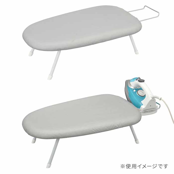 スマホカバー専門店 ドレスマのスチームアイロン台 幅600mm 表面アルミコート 生活家電 家事小物 衣類 Yシャツ OHM KAJ-IDT60BS｜アングル2