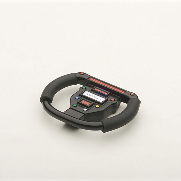 スマホカバー専門店 ドレスマのステアリングホイール キーチェーン エボリューション AUTOart オートアート 40462｜アングル2
