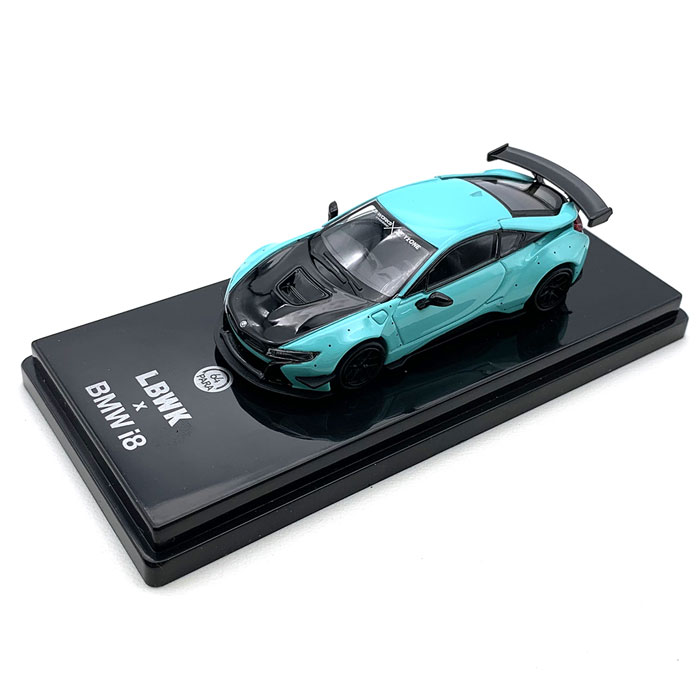 PARAGON �ѥ饴�� 1/64 ��Хƥ����������� BMW i8 �ڥѡ��ߥ�ȥ��꡼��/�֥�å� LHD �Ϸ� �ߥ˥��� PA-55143