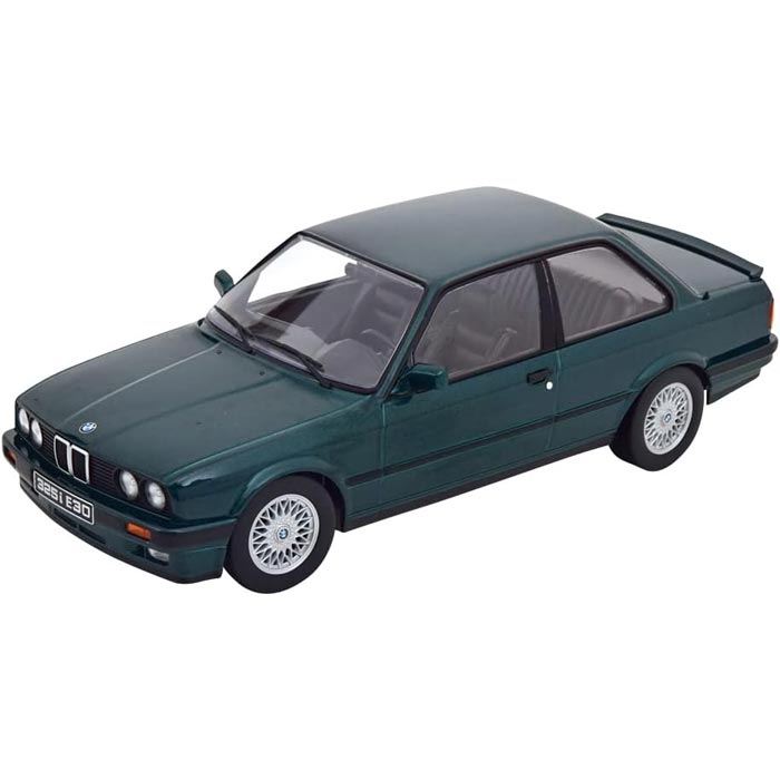 KKscale 1/18 BMW 325i E30 M-Paket 1 1987 ダークグリーンメタリック 模型 ミニカー 車 コレクション フリースタイル KKDC180744