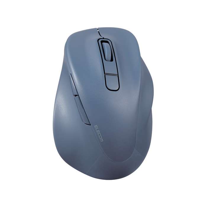 【代引不可】Bluetooth マウス 静音 ワイヤレス 無線 5ボタン 右手専用 【 Windows 11 10 mac Chrome Android iPhone iPad 対応 】 抗菌 XLサイズ EX-G ブルー エレコム M-XGXL30BBSKBU