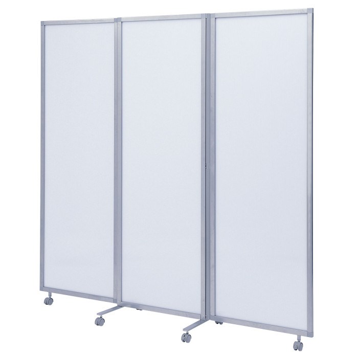 【北海道・沖縄・離島配送不可】【代引不可】パーティション 三連タイプ ホワイトパネル オフィス家具 ..