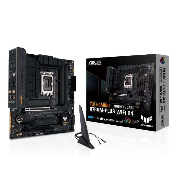 TUF GAMING B760M-PLUS WIFI D4 LGA1700対応 intel B760チップセット搭載MicroATXマザーボード ASUSTeK COMPUTER ASU-TUF/GAMING/B760M-PLUS/WF/D4