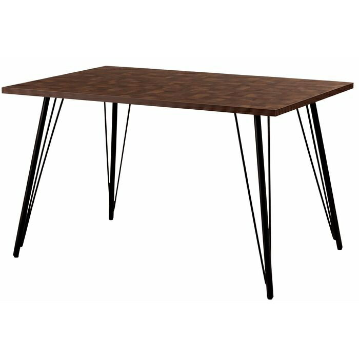 【北海道・沖縄・離島配送不可】【代引不可】ダイニングテーブル 木目調 アイアン おしゃれ デザイン インテリア 家具 幅120cm ミックス 東谷 PT-337MIX