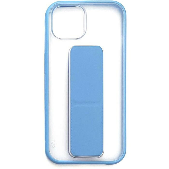 乐天商城 - iPhone15用 耐衝撃 2Way カラーフレーム スタンドベルトケース ブルー エアージェイ AC-P23-SS BL