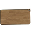 【即日出荷】ホットキッチンマット フローリングタイプ 約45×90cm 木目調 ナチュラルブラウン sugibo SB-KM90(N)