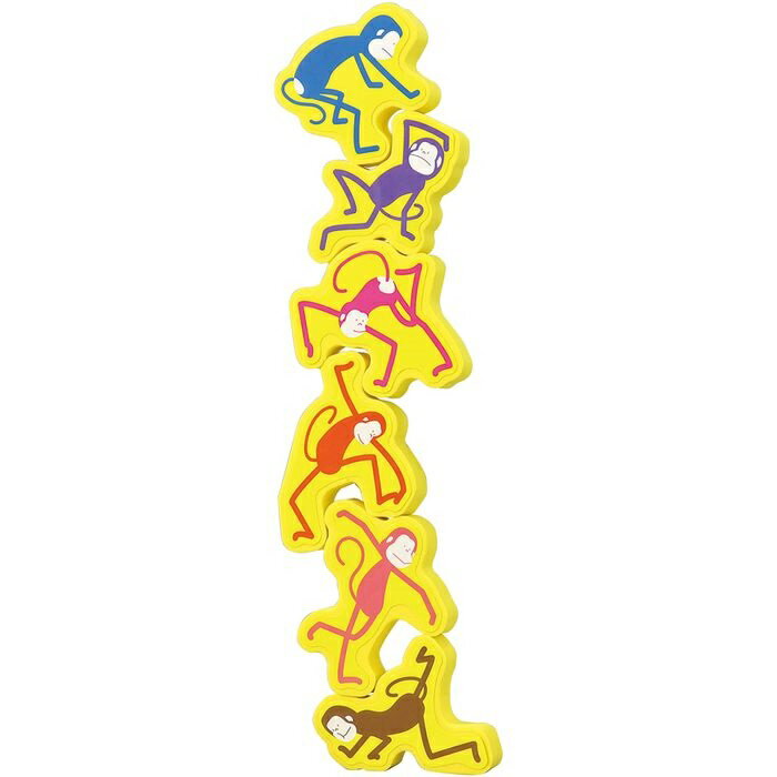 SEARCH WORD：おもちゃ 玩具 子供向け 児童 幼児 小学生 学童 学生 低学年 教育 発育 教材 学習 育成 遊び 遊び 楽しい 楽しむ商品概要：楽しく踊るサルたちを積み上げて遊ぼう！サル柄のシールを貼ったEVAを積み上げて遊ぶバ...