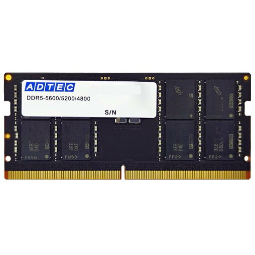 【沖縄・離島配送不可】【代引不可】DDR5-5600 SODIMM 32GB 高速メモリー 拡張 増設 PC パソコン パーツ ADTEC ADS5600N-32G 【沖縄・離島配送不可】【代引不可】DDR5-5600 SODIMM 32GB 高速メモリー 拡張 増設 PC パソコン パーツ ADTEC ADS5600N-32G