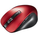 【代引不可】BluetoothブルーLEDマウス 5ボタン ワイヤレス 電池式 周辺機器 入力 レッド サンワサプライ MA-BB518R
