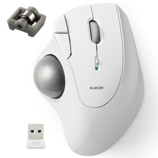【代引不可】トラックボール マウス 無線 5ボタン ベアリングユニット エルゴノミクス Windows 11/10 macOS ChromeOS 各種対応 ホワイト エレコム M-IT11DRWH 【代引不可】トラックボール マウス 無線 5ボタン ベアリングユニット エルゴノミクス Windows 11/10 macOS ChromeOS 各種対応 ホワイト エレコム M-IT11DRWH