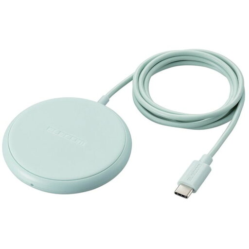 【代引不可】ワイヤレス充電器 Qi認証 5W 卓上 滑り止めパッド ケーブル一体 おくだけ充電 【 iPhone Android Galaxy Xperia スマホ Airpods 等各種対応 】 グリーン エレコム W-QA25GN 【代引不可】ワイヤレス充電器 Qi認証 5W 卓上 滑り止めパッド ケーブル一体 おくだけ充電 【 iPhone Android Galaxy Xperia スマホ Airpods 等各種対応 】 グリーン エレコム W-QA25GN