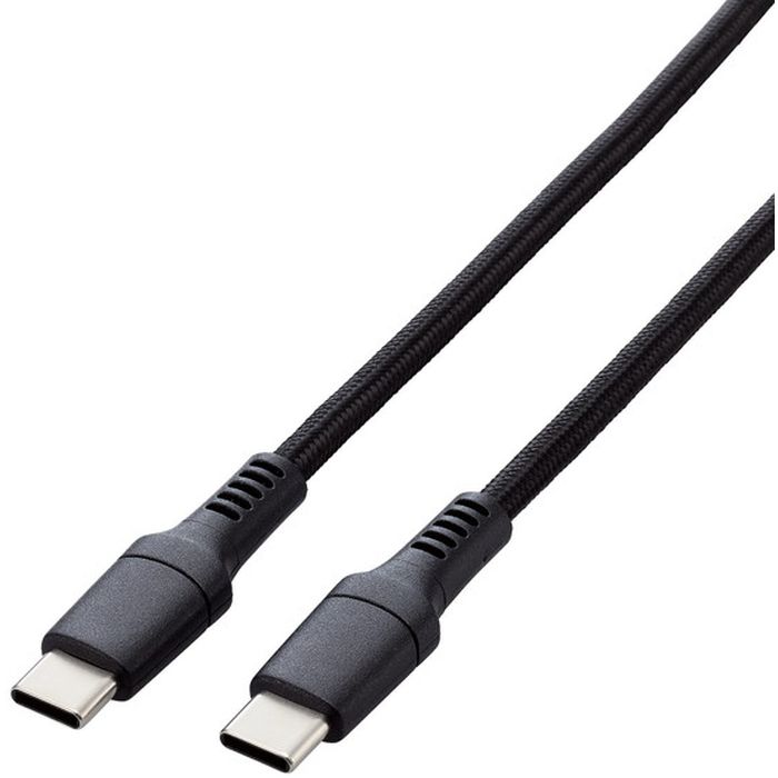 ysz^CvC P[u ( USB Type-C to C ) 2m PD 100W fɋ ϋv iCbV y MacBook Pro iPad  TypeC @Ή z ubN GR MPA-CC5PS20BK