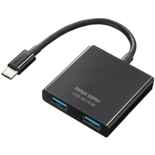 【代引不可】USB Type-C ハブ(3ポート) サンワサプライ USB-3TCP9BK 【代引不可】USB Type-C ハブ(3ポート) サンワサプライ USB-3TCP9BK
