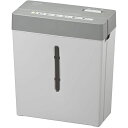 クロスカットシュレッダー 容量10リットル A4 グレー OHM SHR-X525