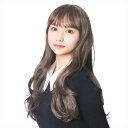 WIGGY RICH ウェーブロング アッシュグレージュ ウィッグ 女性 女子 仮装 コスプレ クリアストーン 4560320891796