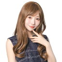 WIGGY RICH ウェーブロング マロンブラウン ウィッグ 女性 女子 仮装 コスプレ クリアストーン 4560320891925