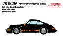 【沖縄・離島配送不可】1/43 限定品 ポルシェ 911 (964) カレラ RS 1992 ブラック/オレンジストライプ ミニカー 模型 メイクアップ VM1...