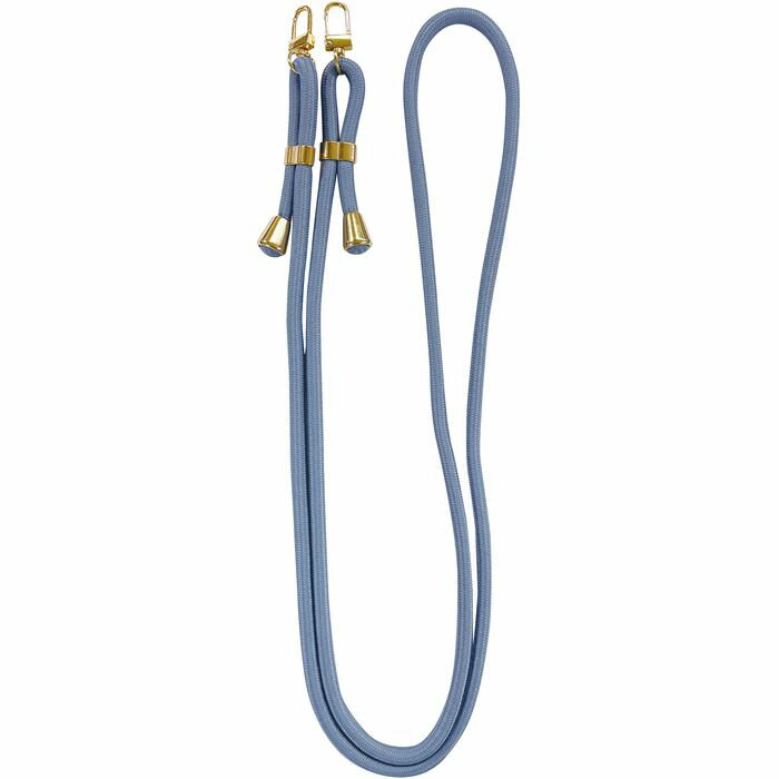 Retro - ショルダーストラップ 8mm ブルー スマホ アクセサリー サンクレスト iSB-CST02
