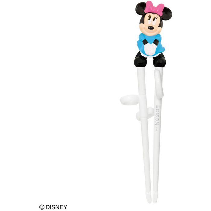 エジソンのお箸1ディズニーミニーマウス右手用マスコット付きお箸 エジソ...(3.0)