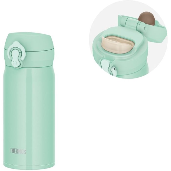 SEARCH WORD：THERMOS 保温 保冷 マグボトル タンブラー 冷たい 氷 スポーツ 運動 ジム 部活 飲み物 水分補給 温かい ホット 会社 オフィス 通勤 通学商品概要：本体もパーツもすべて食洗機で洗える！ベストセラーの超軽量コンパクトシリーズ。商品仕様：■メーカー：サーモス■JANコード：4562344397322■商品名：真空断熱ケータイマグ 保温 保冷 350ml 食洗機対応 アイスグリーン■型番：JNL-S350-IG■カラー：アイスグリーン■実容量(L)：0.35■保温効力(6時間)：63℃以上■保冷効力(6時間)：11℃以下■口径(約cm)：4.0■本体寸法 / 幅×奥行×高さ(約cm)：6.5×8.0×17.0■本体重量(約kg)：0.2■ご注意事項：※掲載写真は表記サイズと異なる場合がございます。※画面上のカラーはご使用ブラウザやモニターの設定により、実物とは若干異なる場合がございます。あらかじめご了承の上、ご注文をお願いいたします。※商品概要、仕様、サービス内容及び企業情報などは商品発表時点のものです。※最新の情報に関しましては、メーカーサイトをご覧ください。※発売前予約商品についてはメーカーの商品製造数により納期が遅れる場合やご注文キャンセルをお願いする場合がございます。