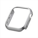 【代引不可】Apple Watch 42mm ハードバンパー メタリック シルバー エレコム AW-24BBPPMSV(2)