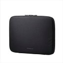 【代引不可】パソコンケース 11インチ PCバッグ 衝撃吸収 コンパクト スリム 【 ~11.6インチ MacBook Chromebook Lenovo など 収納可 】 撥水加工 ZEROSHOCK ブラック エレコム ZSB-IBTHP11BK(4)