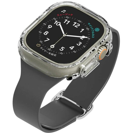Apple Watch Ultra 2/1 49mm用 ガラスハイブリッドケース PGA PG-AWTP49CL Apple Watch Ultra 2/1 49mm用 ガラスハイブリッドケース PGA PG-AWTP49CL