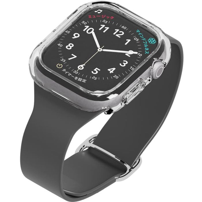 Apple Watch Series 10 42mm用 ガラスハイブリッドケース ゴリラガラスモデル PGA PG-AWTPG42CL