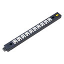 【代引不可】サーバーラック用15Aコンセントバー 3P 10個口 サンワサプライ TAP-MR7485