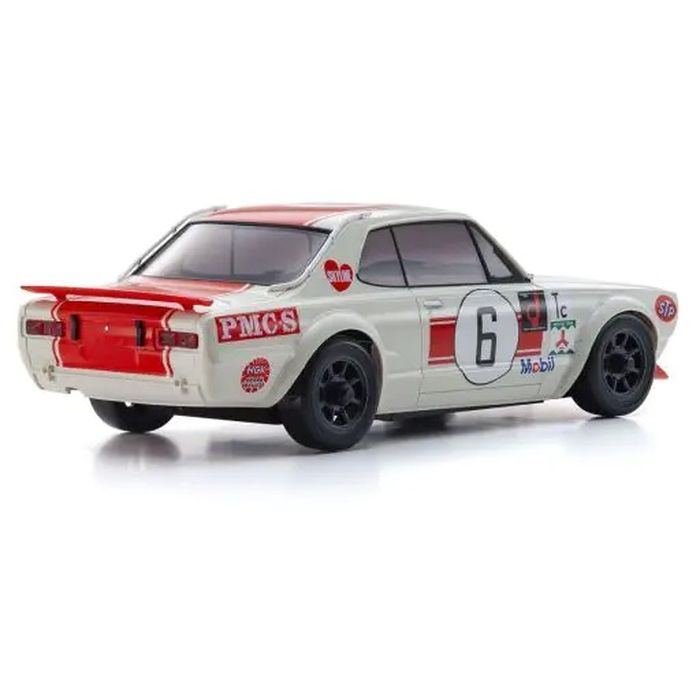 【沖縄・離島配送不可】ミニッツAWD 日産 スカイライン 2000GT-R (KPGC10) レーシング 1972 #6 レッド 京商 32643R 3