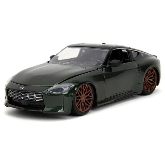 SEARCH WORD：京商 ミニカー 玩具 おもちゃ コレクション カー 自動車 車 インテリア 趣味 ホビー スケール商品概要：Jada Toys 1/24 F&F X 2023 ニッサン Z ダークグリーン。商品仕様：■メーカー：京商■JANコード：4548565468584■商品名：Jada Toys 1/24 F&F X 2023 ニッサン Z ダークグリーン■型番：JADA34791■スケール：1/24■ご注意：※製品の仕様や価格は予告なく変更する場合があります。※掲載している画像は、実際の製品と一部異なる場合があります。※製品のパッケージ（外箱やスリーブ等）は本体を保護する目的となり、運搬におけるダメージについては不良交換の対象外となります。※商品概要、仕様、サービス内容及び企業情報などは商品発表時点のものです。※最新の情報に関しましては、メーカーサイトをご覧ください。※発売前予約商品についてはメーカーの商品製造数により納期が遅れる場合やご注文キャンセルをお願いする場合がございます。