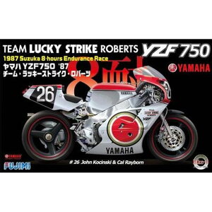プラモデル バイク 1/12 BIKE6 ヤマハ YAMAHA YZF750 87 チーム・ラッキーストライク ロバーツ LUCKY STRIKE フジミ模型 4968728141367