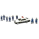 情景小物145 パトカー・警察官 鉄道模型 ジオラマ トミーテック 330738