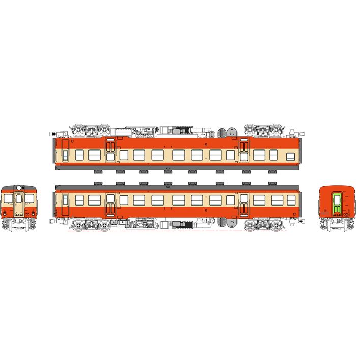 Trains - 【沖縄・離島配送不可】HOゲージ キハ25-200代 (二段上昇窓) 一般色 動力付 鉄道模型 ドーファン TW-K25C-M