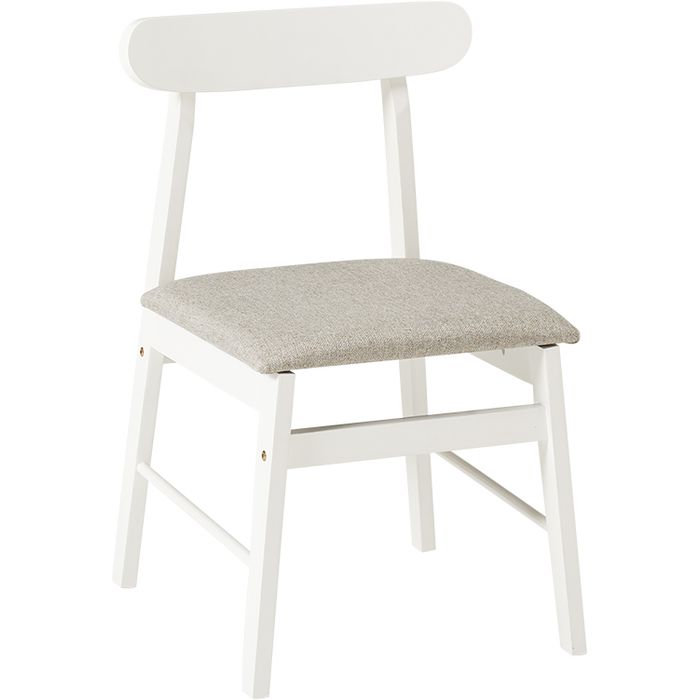 【北海道・沖縄・離島配送不可】【代引不可】ダイニング5点セット ホワイト/グレー テーブル:(約)幅110×奥行70×高さ72cm、チェア:(約)幅45×奥行49.5×高さ72.5 HAGIHARA SH-8618W-8645LGY-5S [2]