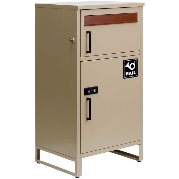 【北海道・沖縄・離島配送不可】【代引不可】ポスト一体型宅配ボックス "No.02" ウォームベージュ 住まいスタイル DB-002BEI