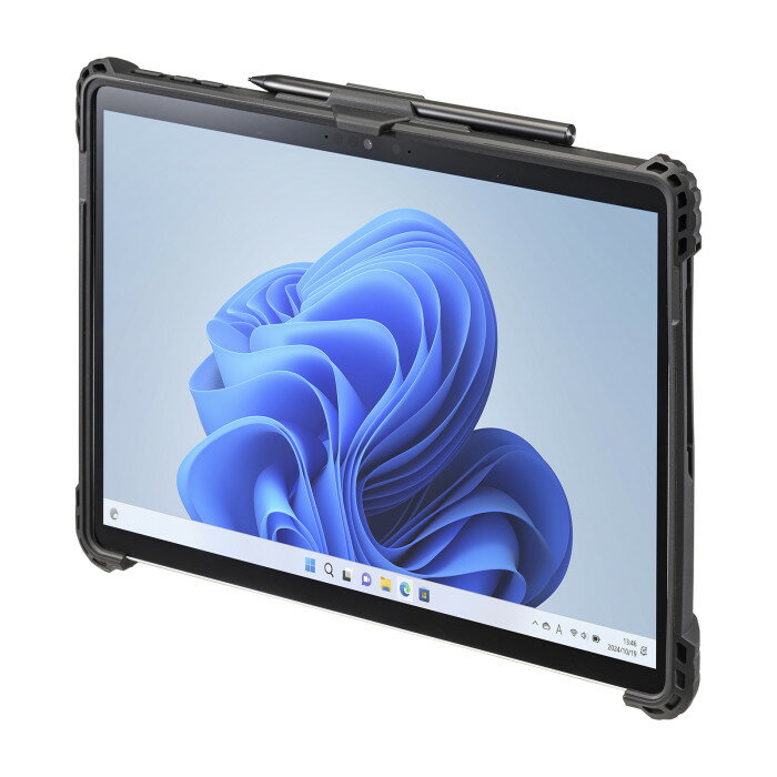 【代引不可】Surface Pro 第11世代/10/9用耐衝撃ケース(ショルダーベルト付き) サンワサプライ PDA-SF12BK