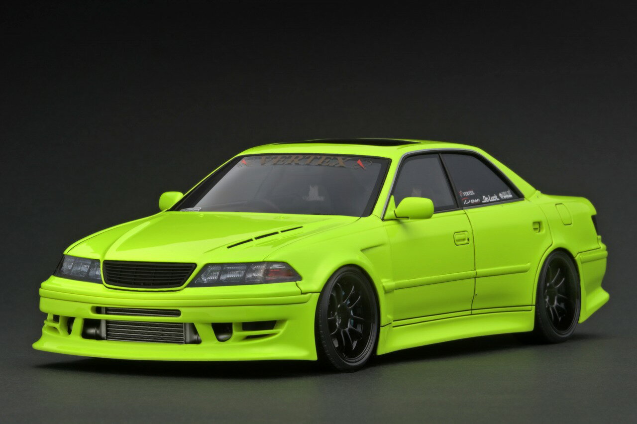 【沖縄・離島配送不可】1/18 VERTEX JZX100 MARK-II Yellow ティーケー・カンパニー IG3583