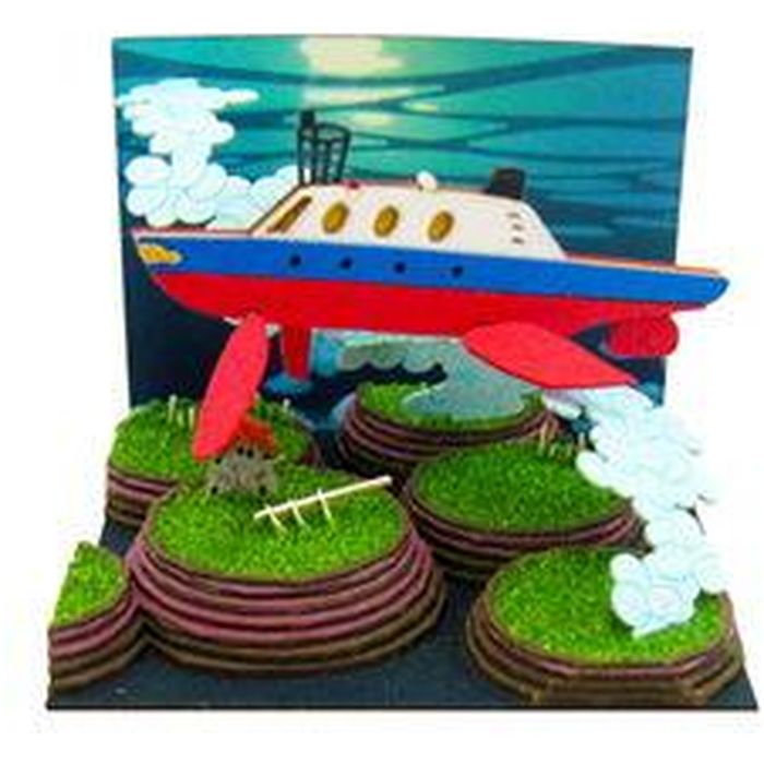 ジブリ ミニチュア ジブリmini ウバザメ号と海中農園 (nonscale) さんけい MP07-36