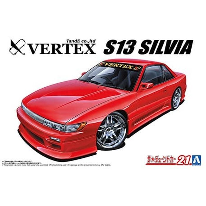 ザ・チューンドカー No.21 1/24 VERTEX PS13 シルビア 91 (ニッサン) プラモデル アオシマ 6989