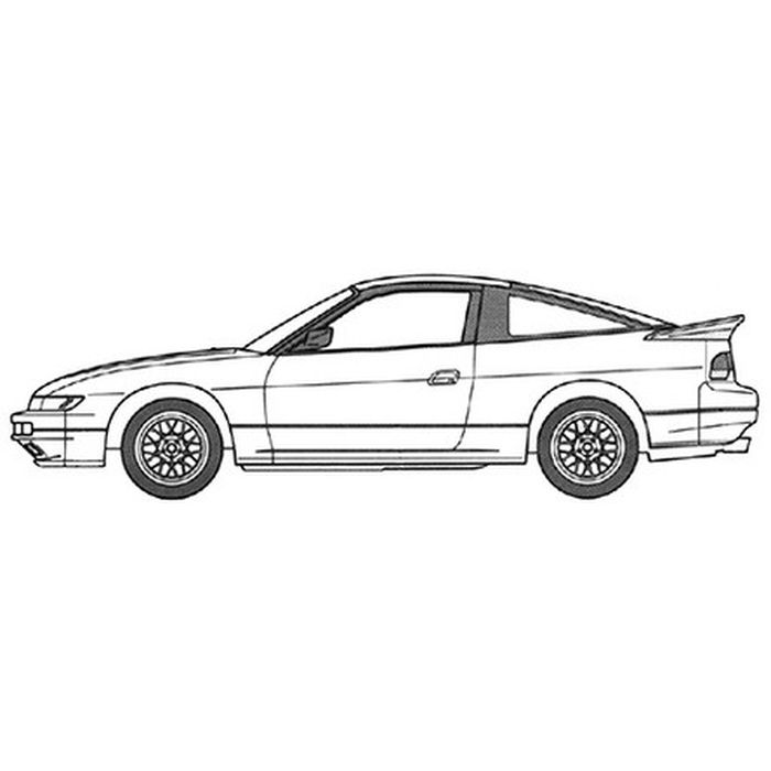 雙門跑車 - 峠-25 1/24 峠シリーズ No.25 シルエイティー (S13+RS13中期) フジミ模型 4968728047737