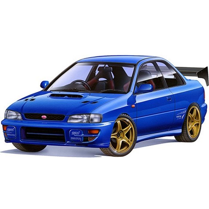 ID-327 1/24 インチアップシリーズ No.327 スバル インプレッサ Sti バージョン6(GT・Wウイング付き) フジミ模型 4968728047997