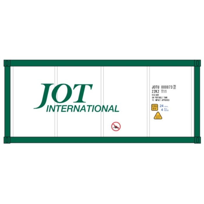 Nゲージ 鉄道模型 20ftタンクコンテナ フレームタイプ JOT INTERNATIONAL ポポンデッタ 8526
